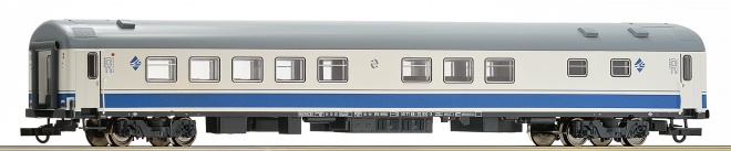 Restaurant car series 9900 in Grandes Lineas livery<br /><a href='images/pictures/Roco/230566.jpg' target='_blank'>Full size image</a>